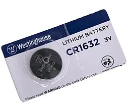 Батарейки Westinghouse CR1632 Lithium 1шт