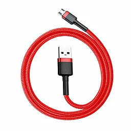 Кабель USB Baseus Cafule 2.4A 0.5M micro USB Cable Red/Red (CAMKLF-A09)