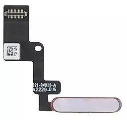 Шлейф Apple iPad Air 5 2022, з кнопкою включення, зі сканером відбитка пальця, Original, Pink
