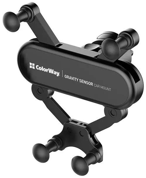 Держатель ColorWay Gravity Holder Black (CW-CHG11-BK) - фото 1