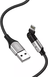 Кабель XO NB176 USB-A - Lightning 12w 2.4a 1.2м cable Black - фото Кабель XO NB176 USB-A - Lightning 12w 2.4a 1.2м cable Black