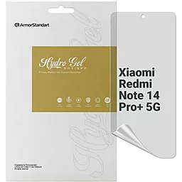 Гидрогелевая пленка ArmorStandart Anti-spy для Xiaomi Redmi Note 14 Pro Plus 5G (ARM79671)