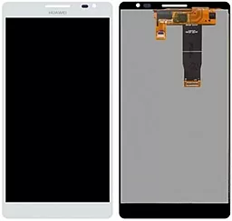 Дисплей Huawei Ascend Mate (MT1-U06) з тачскріном, White - фото Дисплей Huawei Ascend Mate (MT1-U06) з тачскріном, White