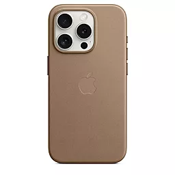 Чехол Apple Leather Case with MagSafe для iPhone 15 Pro Taupe