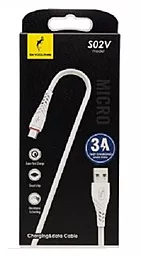 Кабель USB SkyDolphin S02V micro USB Cable White - миниатюра 4