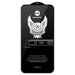 Защитное стекло WK Design Kingkong 4D Curved Screen Protector для Apple iPhone 14 Pro Black - фото Защитное стекло WK Design Kingkong 4D Curved Screen Protector для Apple iPhone 14 Pro Black
