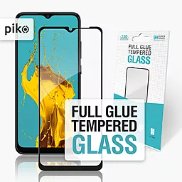 Захисне скло Piko Full Glue для Samsung A03 Чорне (1283126521645)