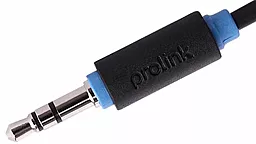 Аудіо кабель Prolink AUX mini Jack 3.5mm M/M Cable 3 м black (PB105-0300) - мініатюра 4