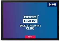 SSD Накопитель GooDRam CL100 240 GB (SSDPR-CL100-240-G2) - фото SSD Накопитель GooDRam CL100 240 GB (SSDPR-CL100-240-G2)