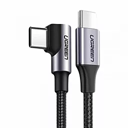 Кабель Ugreen US255 Round Aluminum Shell Nickel Plating USB Type-C - Type-C 60w 3a 2м PD cable Black/Gray (50125) - фото Кабель Ugreen US255 Round Aluminum Shell Nickel Plating USB Type-C - Type-C 60w 3a 2м PD cable Black/Gray (50125)
