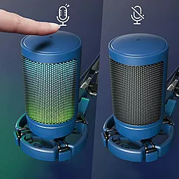 Мікрофон Fifine A6B RGB Ampligame Blue - мініатюра 2
