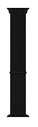 Сменный ремешок для умных часов Nylon Apple Watch 42mm/44mm/45mm/49mm Black