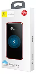 Повербанк Baseus Full Screen Bracket Series Wireless Charging 8000mAh Red (PPALL-EX09) - миниатюра 8