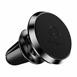 Держатель магнитный Usams ZJ047 Lead-Tu Air Vent Car Holder Black - фото Держатель магнитный Usams ZJ047 Lead-Tu Air Vent Car Holder Black