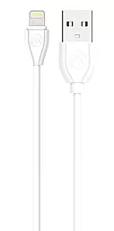Кабель WK Ultra Speed USB-A - Lightning 12w 2.4a 2м cable White (WKC-003-WH)