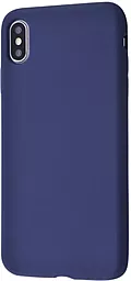 Чехол Wave Full Silicone Cover для Apple iPhone XS Max Dark Blue