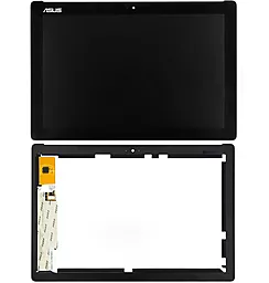 Дисплей для планшету Asus ZenPad 10 Z300CNG (зелений шлейф, #CLAT101WR61 XG, FW-AS010102-V1) + Touchscreen Black