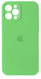 {"ru": "Чехол", "uk": "Чохол"} Silicone Case Full Camera для Apple iPhone 15 Pro Spearmint