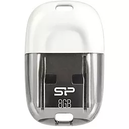 Флешка Silicon Power 8GB Touch T09 White USB 2.0 (SP008GBUF2T09V1W) - фото Флешка Silicon Power 8GB Touch T09 White USB 2.0 (SP008GBUF2T09V1W)