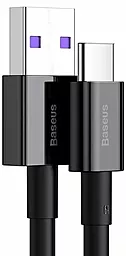 Кабель Baseus Superior Series Fast Charging USB-A - Type-C 66w 6a 1м Huawei SCP cable Black (CATYS-01) - фото Кабель Baseus Superior Series Fast Charging USB-A - Type-C 66w 6a 1м Huawei SCP cable Black (CATYS-01)