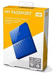 Внешний жесткий диск Western Digital My Passport (Thin) 2TB 2.5 USB 3.0 (WDBS4B0020BBL-WESN) Blue - миниатюра 4