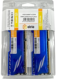 Оперативна пам'ять ATRIA 32 GB (2x16GB) DDR4 3200 MHz Fly Blue (UAT43200CL18BLK2/32) - мініатюра 3