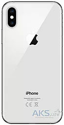 Задняя крышка корпуса Apple iPhone XS со стеклом камеры Original Silver