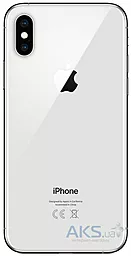 Задняя крышка корпуса Apple iPhone XS со стеклом камеры Original Silver - фото Задняя крышка корпуса Apple iPhone XS со стеклом камеры Original Silver