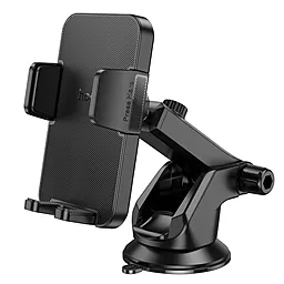 Держатель Hoco H37 Cheetah (center console) Black - фото Держатель Hoco H37 Cheetah (center console) Black