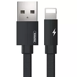 Кабель Remax Kerolla USB-A - Lightning 10.5w 1м cable Black (RC-094i) - фото Кабель Remax Kerolla USB-A - Lightning 10.5w 1м cable Black (RC-094i)
