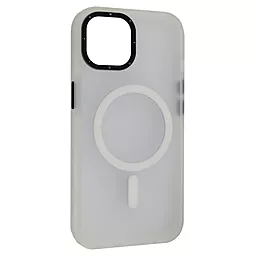 Чехол Viva TOTAL MATTE MAGSAFE для Apple iPhone 14 Pro White - фото Чехол Viva TOTAL MATTE MAGSAFE для Apple iPhone 14 Pro White
