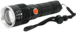 Фонарик аккумуляторный X-Balog P07-P50 (1x18650) Black - фото Фонарик аккумуляторный X-Balog P07-P50 (1x18650) Black