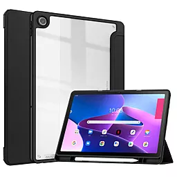 Чехол для планшета BeCover Soft Edge с креплением для стилуса для Lenovo Tab M10 Plus TB-125F (3rd Gen) 10.61" Black (708366) - фото Чехол для планшета BeCover Soft Edge с креплением для стилуса для Lenovo Tab M10 Plus TB-125F (3rd Gen) 10.61" Black (708366)