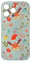 Чехол Wave Christmas Holiday для Apple iPhone 14 Christmas Deer - фото Чехол Wave Christmas Holiday для Apple iPhone 14 Christmas Deer
