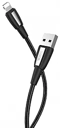 Кабель USB Hoco X39 Titan Lightning Cable Black - миниатюра 2