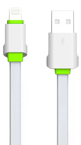 Кабель LDNio USB-A - Lightning 10.5w 2м cable White (LS01) - фото 1