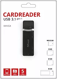 Картридер Trust Nanga USB 3.1 Cardreader (21935) - миниатюра 5 Картридер Trust Nanga USB 3.1 Cardreader (21935) - миниатюра 5