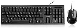 Комплект (клавіатура+мишка) Vinga Black (KBS170)