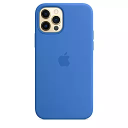 Чехол Silicone Case Full для Apple iPhone 14 Pro Capri Blue