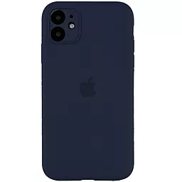 Чехол Silicone Case Full Camera для Apple iPhone 12 Mini  Midnight Blue