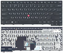 Клавіатура для ноутбуку Lenovo ThinkPad E450 E450c E455 series чорна