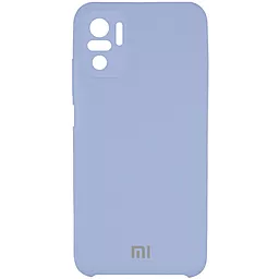 Чохол Epik Silicone Cover Full Camera (AAA) Xiaomi Redmi Note 10, Note 10s Lilac Blue