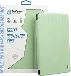 Чехол для планшета BeCover Soft Edge с креплением Apple Pencil для Apple iPad Air (4, 5) 2020, 2022 10.9" Green (711121) - фото Чехол для планшета BeCover Soft Edge с креплением Apple Pencil для Apple iPad Air (4, 5) 2020, 2022 10.9" Green (711121)