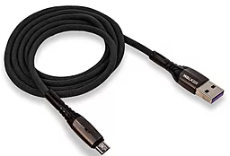 Кабель Walker C920 USB-A - micro USB 15w 3.1a 1м cable Black - фото Кабель Walker C920 USB-A - micro USB 15w 3.1a 1м cable Black