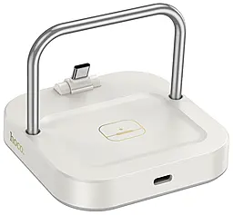Беспроводная док-станция Hoco CQ16B Astute 2-in-1 36w desktop charger white - фото Беспроводная док-станция Hoco CQ16B Astute 2-in-1 36w desktop charger white