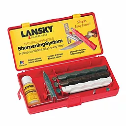 Набір для заточки ножів Lansky Natural Arkansas Knife Sharpening System (LKNAT)