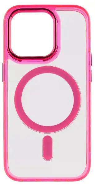 Чехол Epik Iris with MagSafe для Apple iPhone 13 Pro Raspberry - фото 1