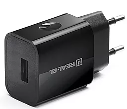 Сетевое зарядное устройство REAL-EL CH-110 1a home charger black (EL123160013) - фото Сетевое зарядное устройство REAL-EL CH-110 1a home charger black (EL123160013)