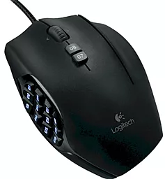 Комп'ютерна мишка Logitech G600 MMO Gaming Mouse Black (910-003623, 910-002864)