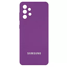 Чохол Epik Silicone Cover Full Camera (AA) для Samsung Galaxy A32 4G Фиолетовый / Grape